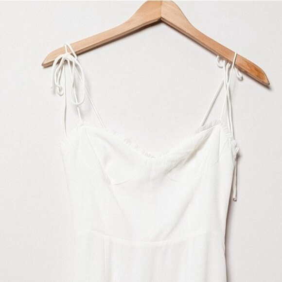 WILFRED Fable Dress White 2 Aritzia - Picture 9 of 13
